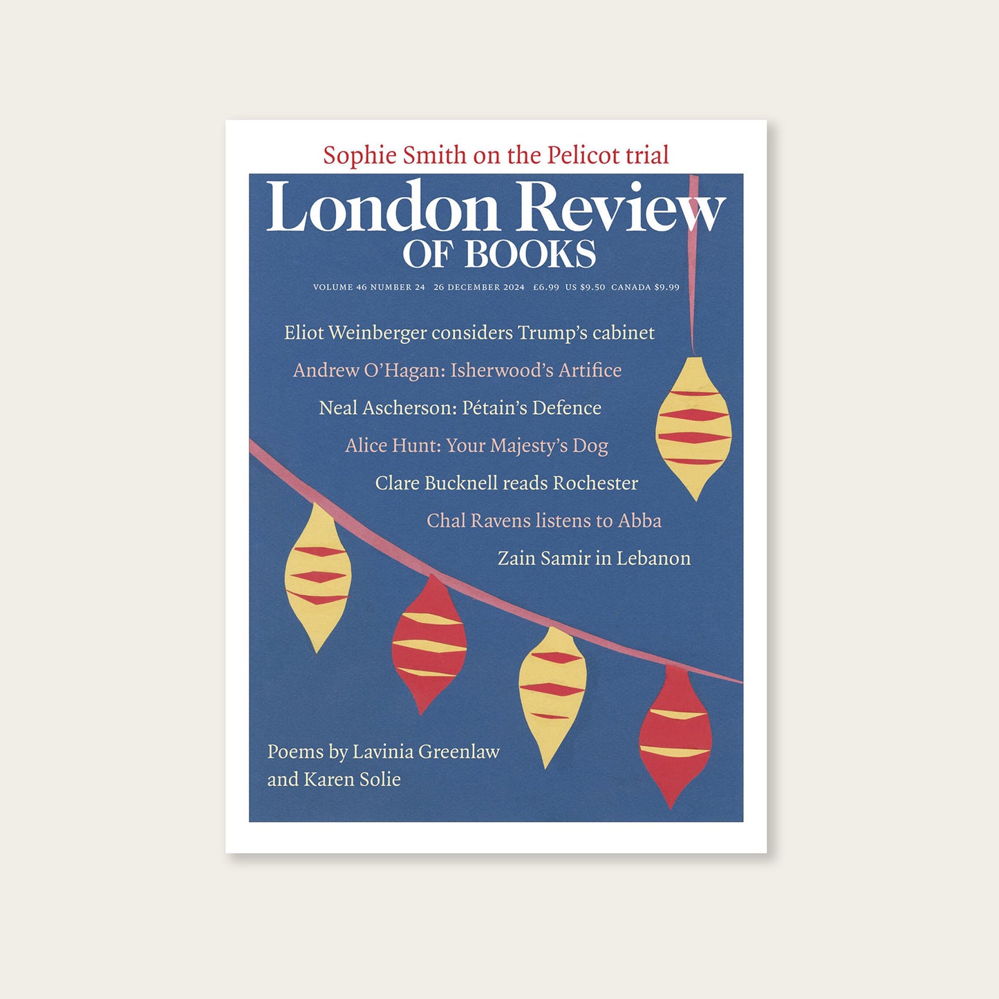 LRB Back Issues: 2024