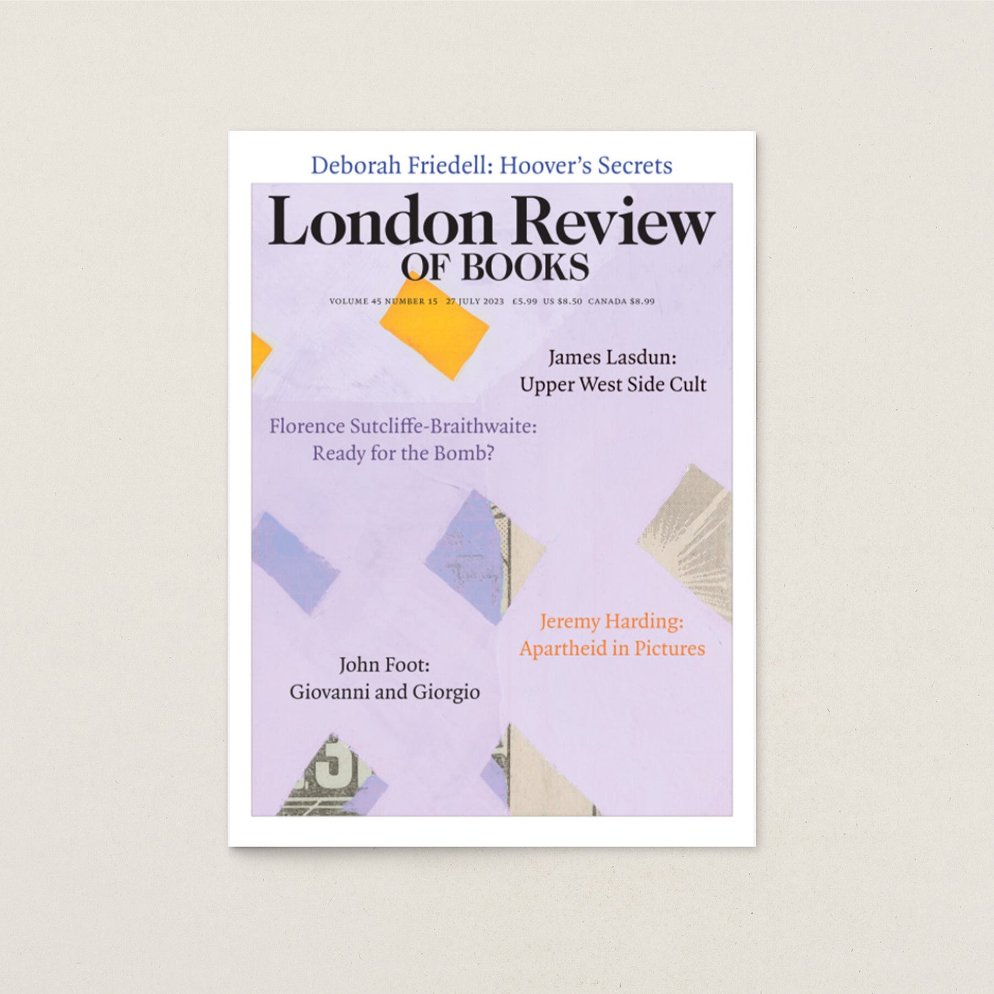 LRB Cover Prints: 2023