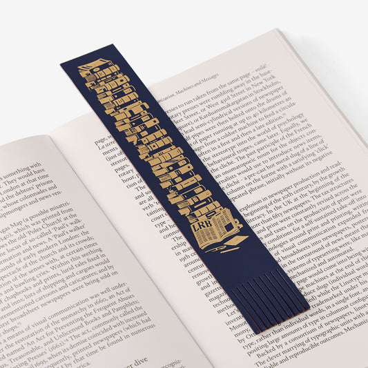 LRB Bookmark - Navy