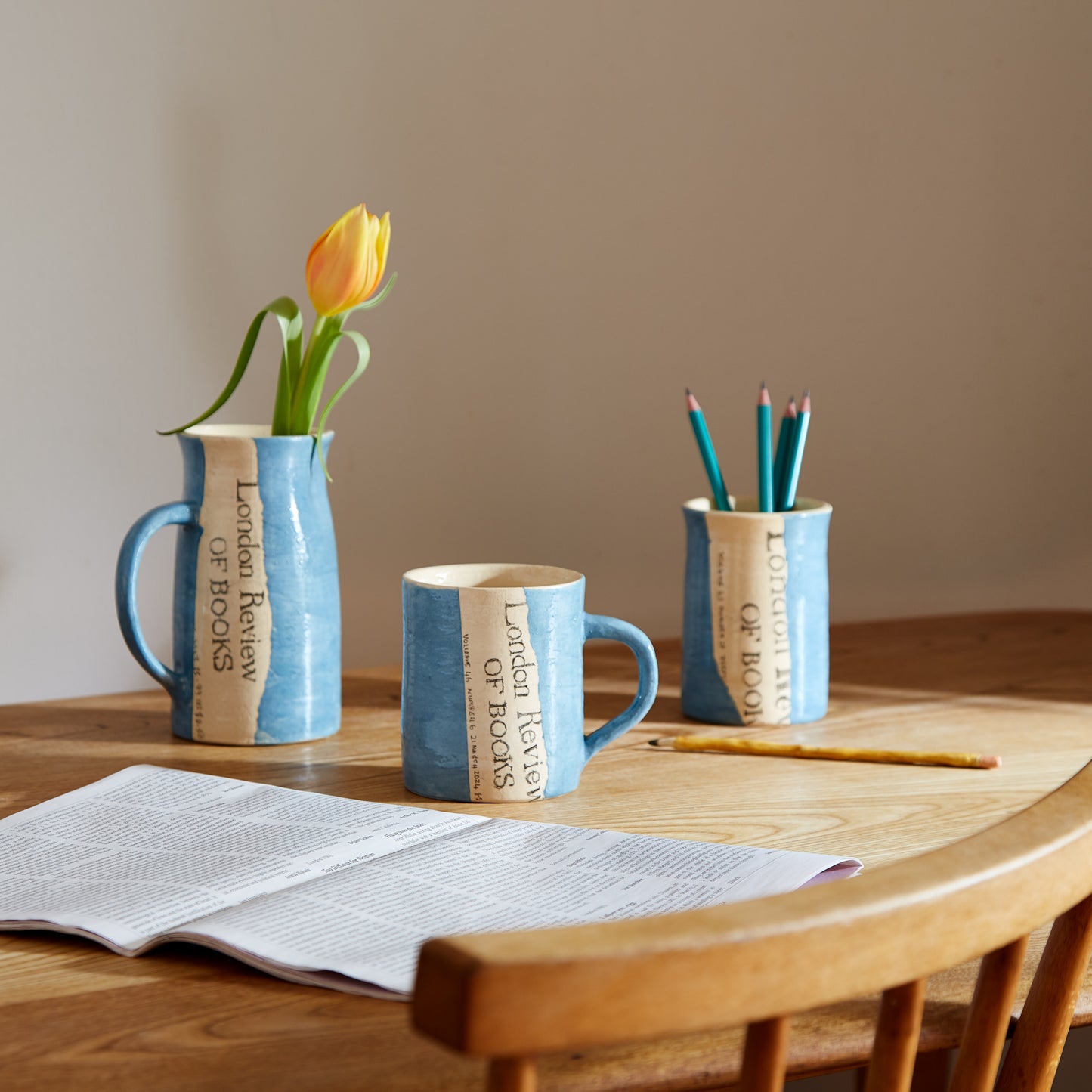 Earthenware by Beth Holgate, Blue Mug