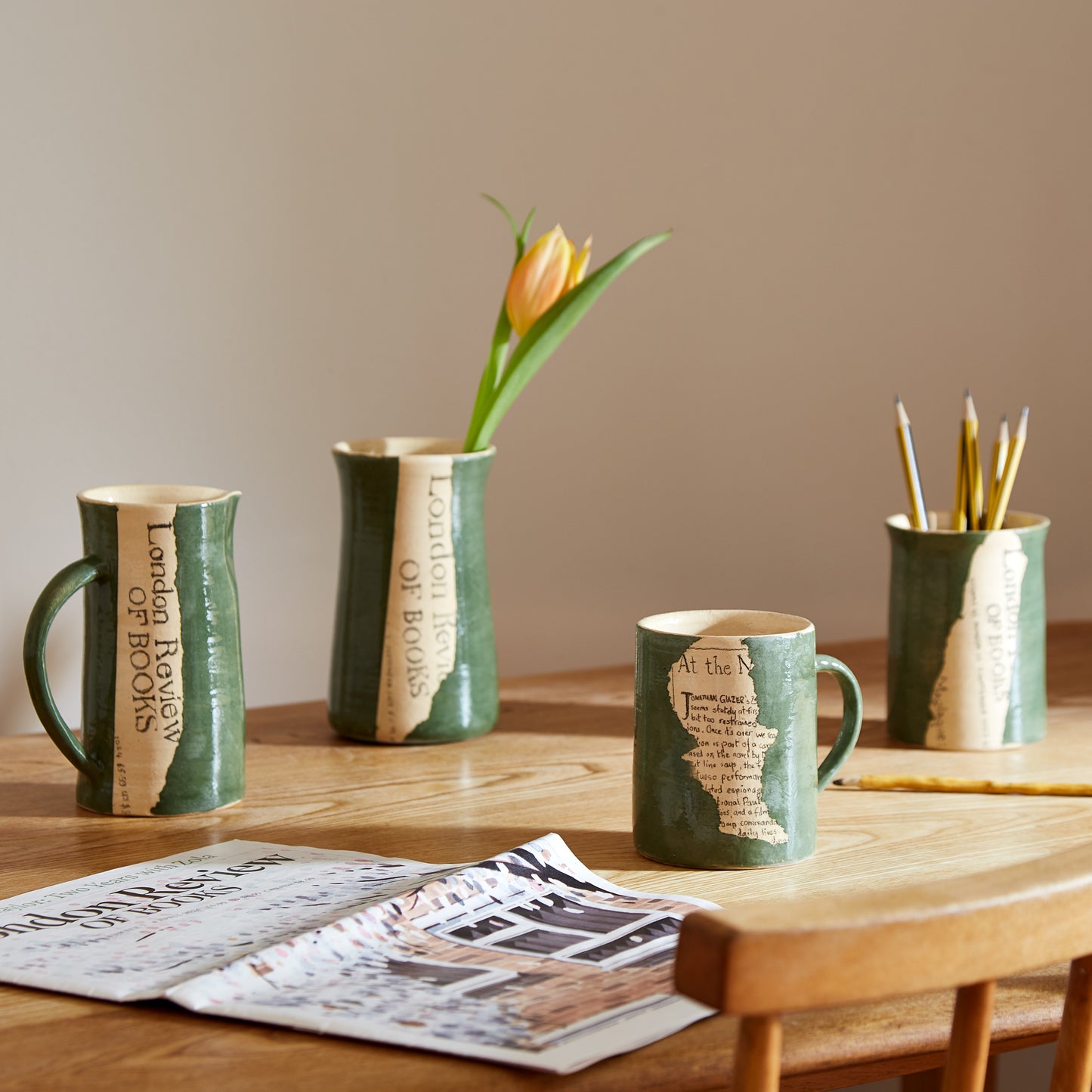 Earthenware by Beth Holgate, Green Mug