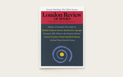 LRB Back Issues: 2019