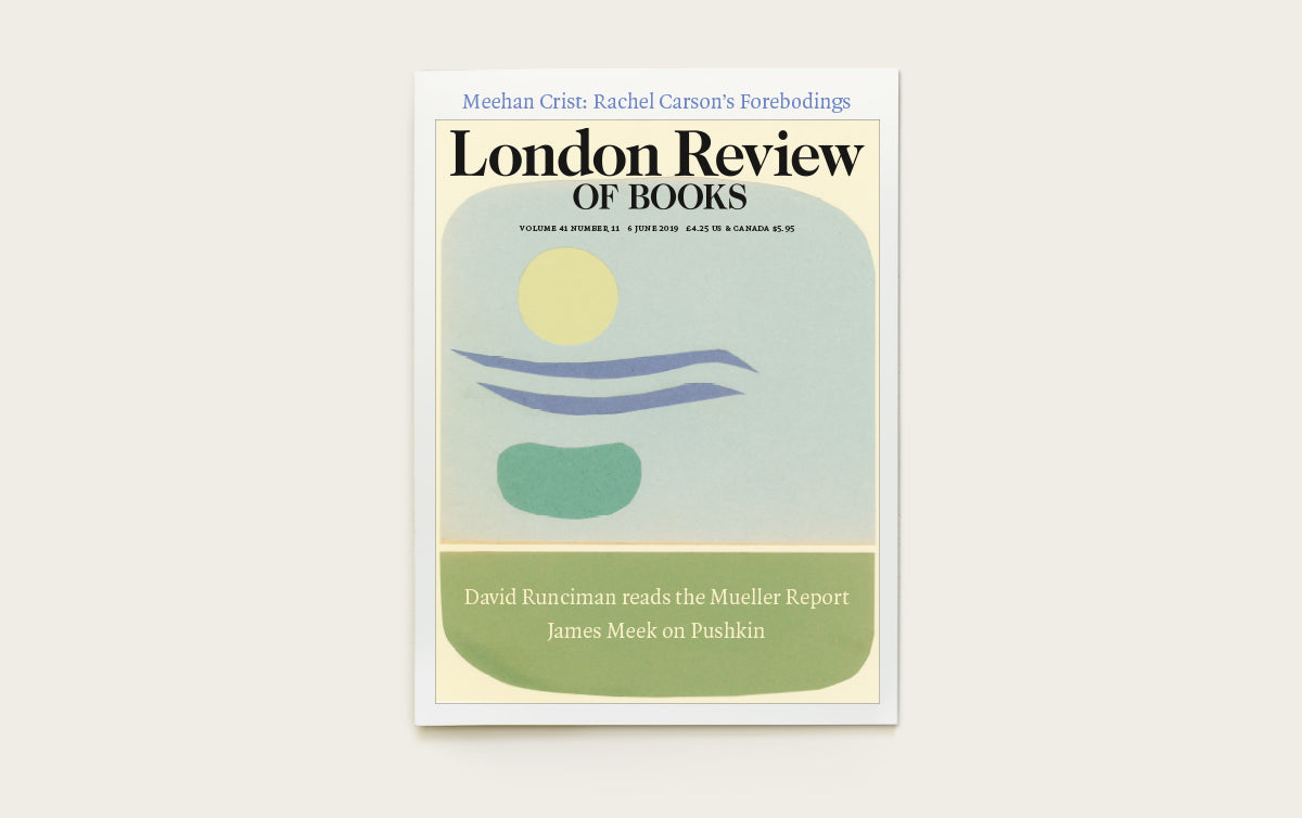 LRB Back Issues: 2019