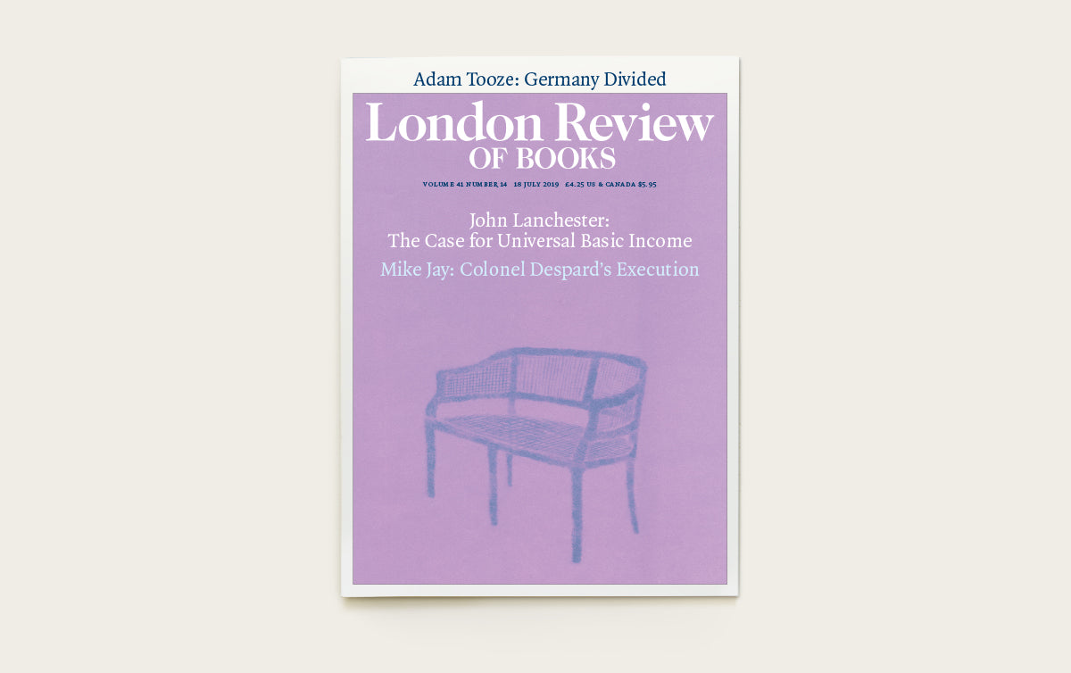 LRB Back Issues: 2019