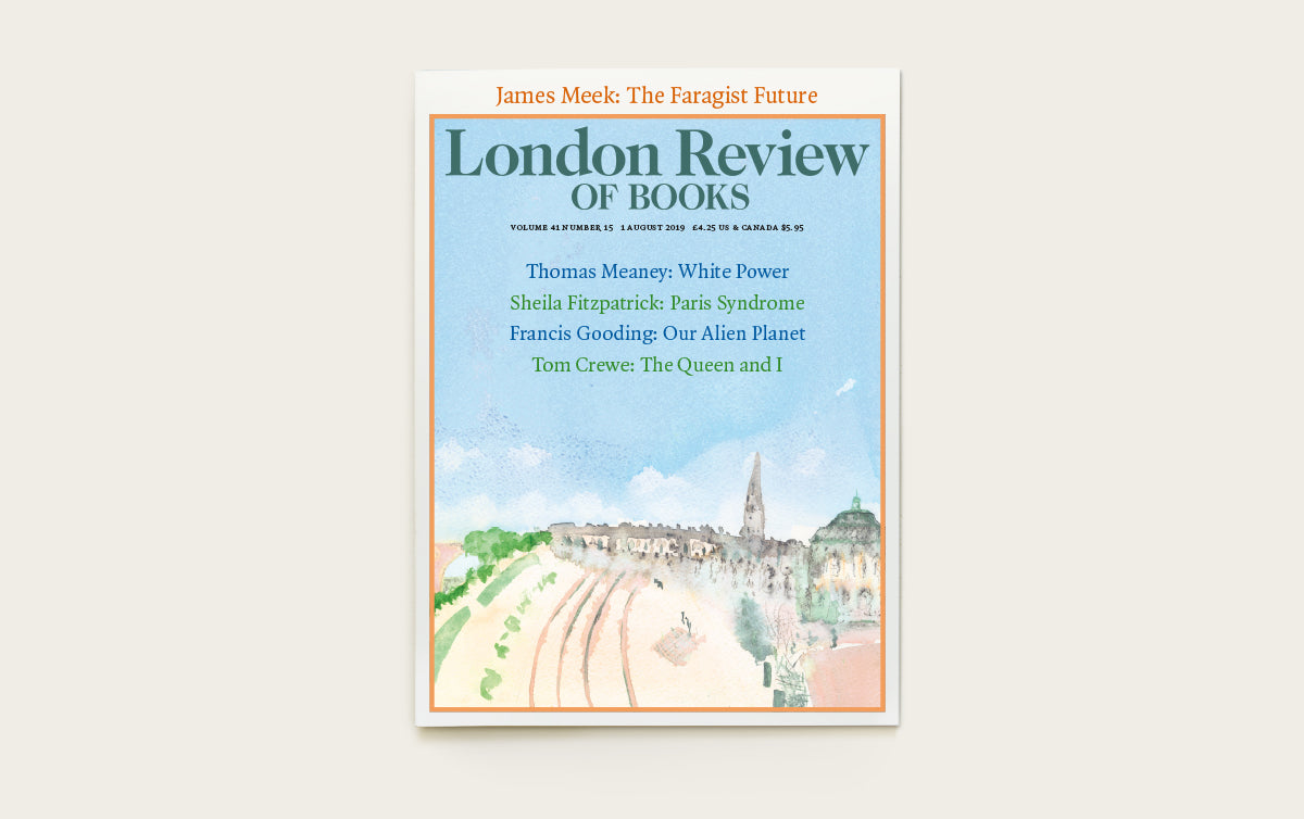 LRB Back Issues: 2019