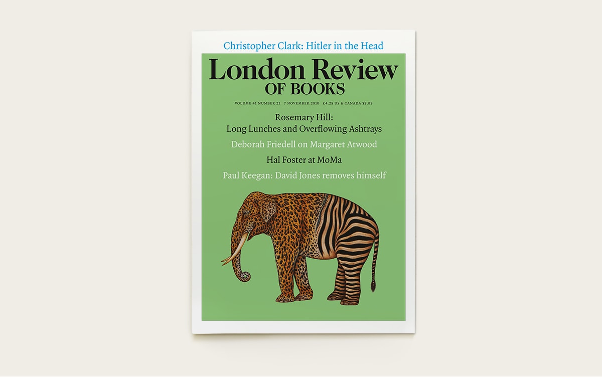 LRB Back Issues: 2019