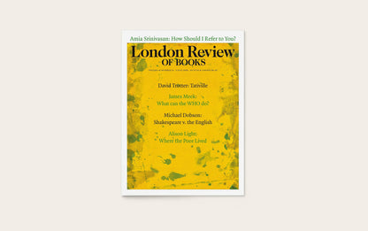 LRB Back Issues: 2020