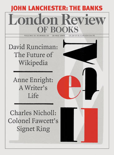 LRB Cover Prints: 2009