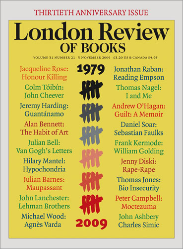 LRB Cover Prints: 2009