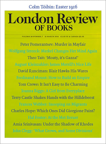 LRB Cover Prints: 2016